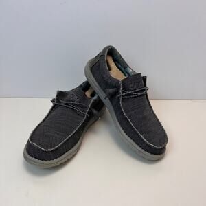 HEY DUDE Wally Sox Men’s 11 Gray Casual Shoes